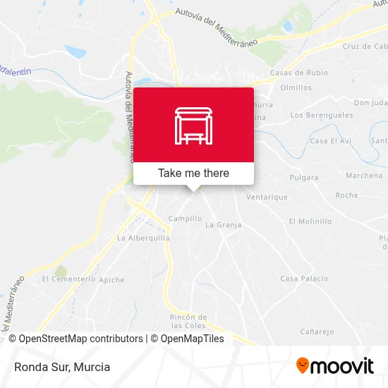 Ronda Sur map