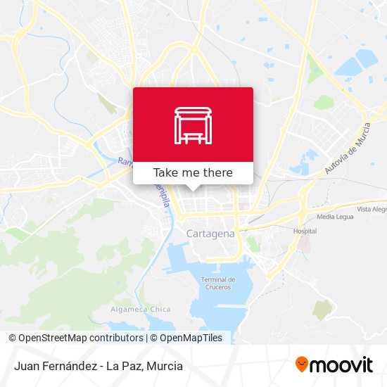 mapa Juan Fernández - La Paz