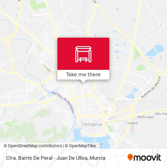 Ctra. Barrio De Peral - Juan De Ulloa map