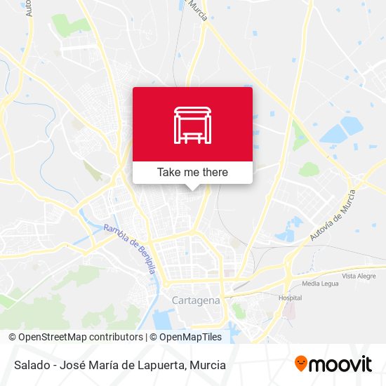 Salado - José María de Lapuerta map