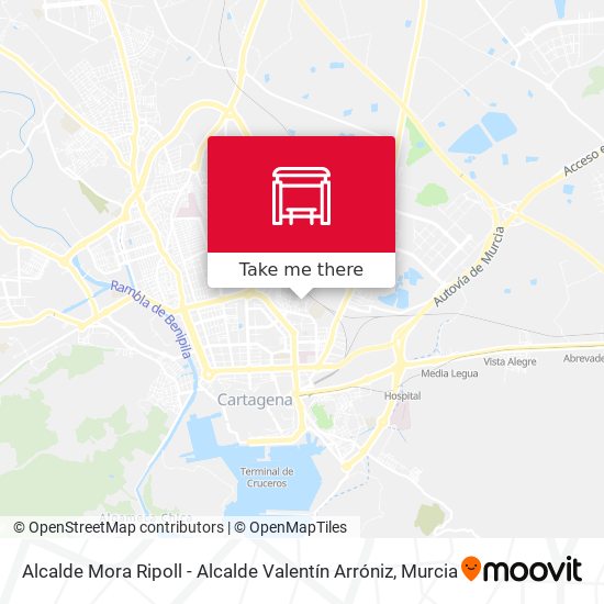 mapa Alcalde Mora Ripoll - Alcalde Valentín Arróniz