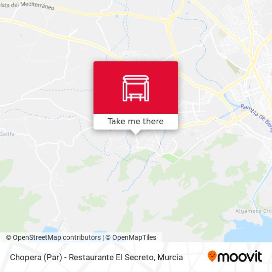 Chopera (Par) - Restaurante El Secreto map