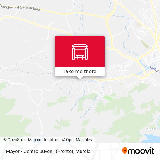 Mayor - Centro Juvenil (Frente) map