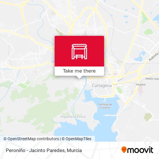 Peroniño - Jacinto Paredes map