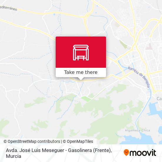Avda. José Luis Meseguer - Gasolinera (Frente) map