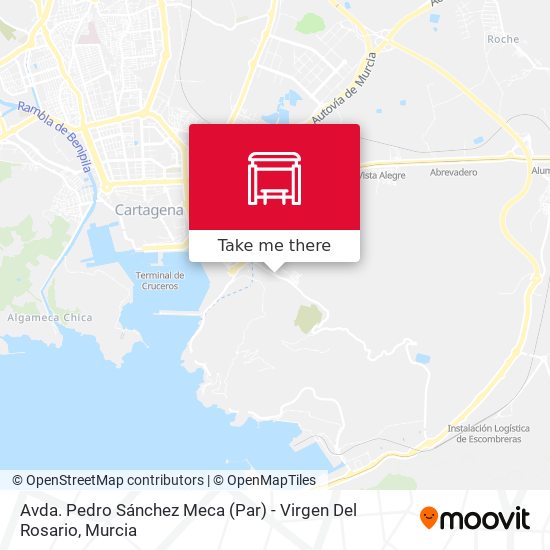 Avda. Pedro Sánchez Meca (Par) - Virgen Del Rosario map