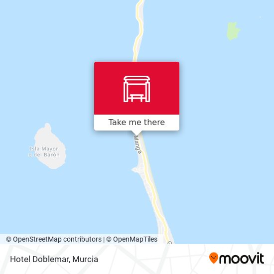 Hotel Doblemar map