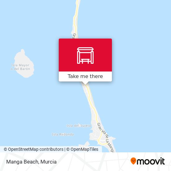 Manga Beach map