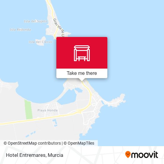 Hotel Entremares map