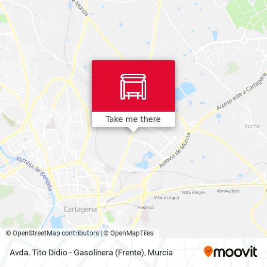 Avda. Tito Didio - Gasolinera (Frente) map