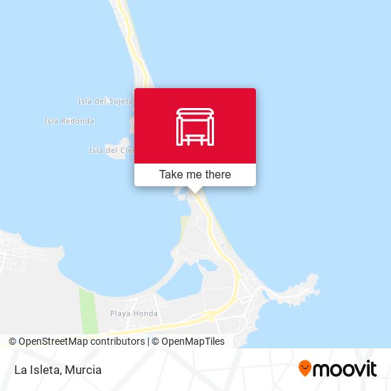 La Isleta map