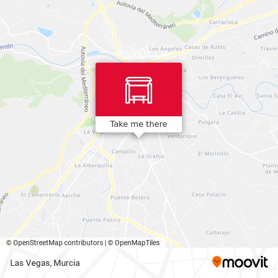 mapa Las Vegas
