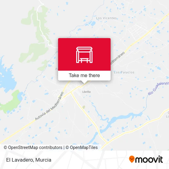 El Lavadero map