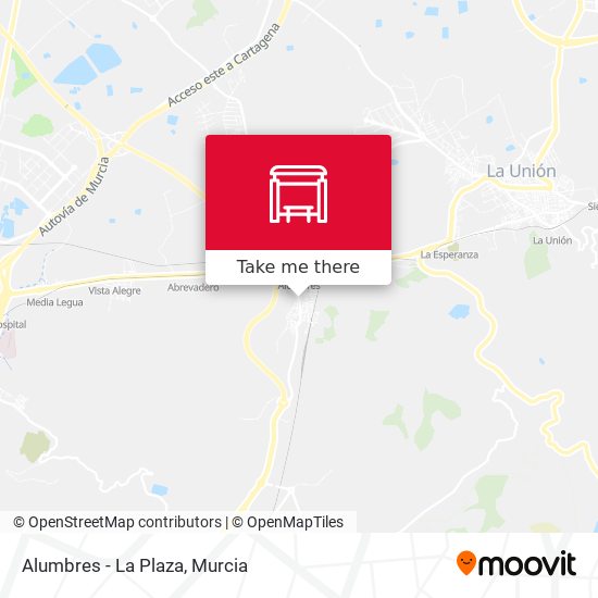 Alumbres - La Plaza map