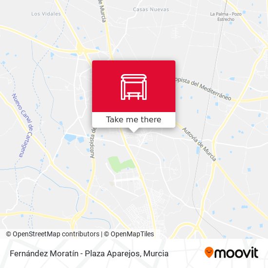 Fernández Moratín - Plaza Aparejos map