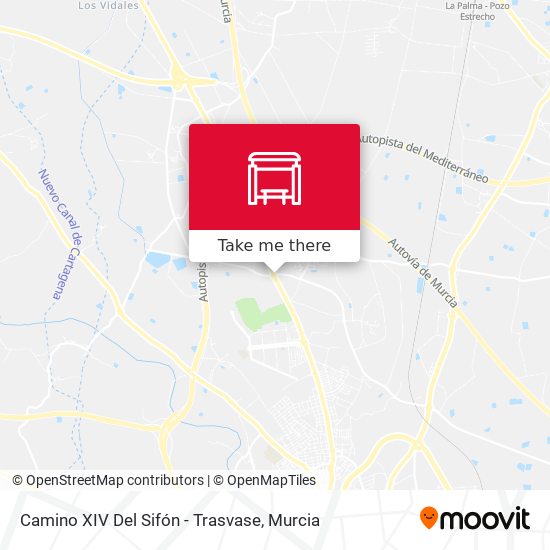 Camino XIV Del Sifón - Trasvase map