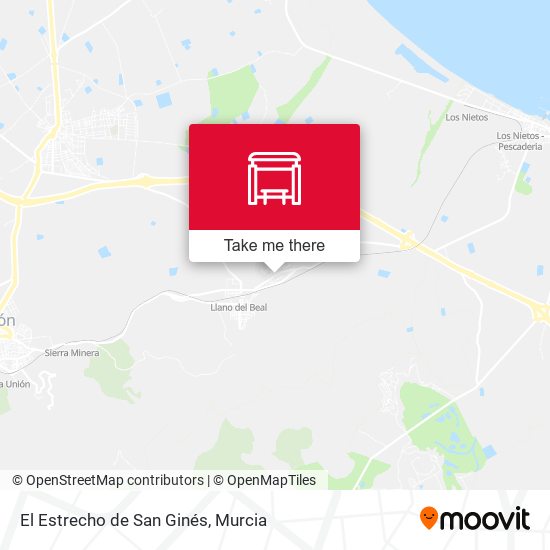 El Estrecho de San Ginés map