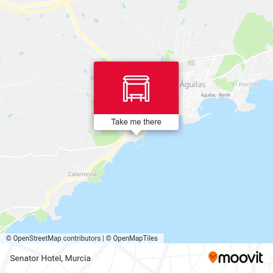 Hotel Senator map