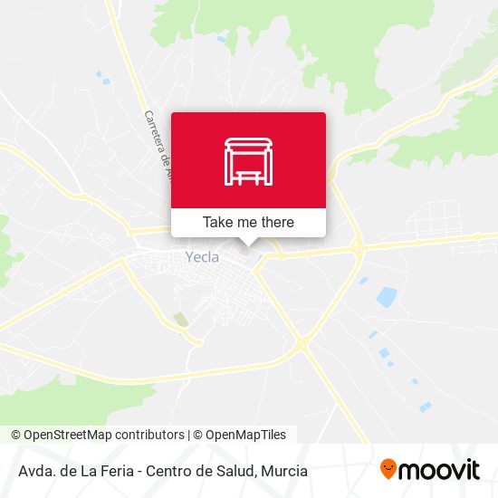 Avda. de La Feria - Centro de Salud map