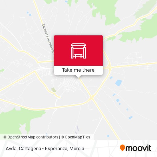 Avda. Cartagena - Esperanza map