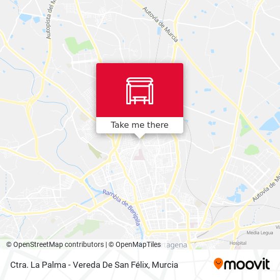 Ctra. La Palma - Vereda De San Félix map