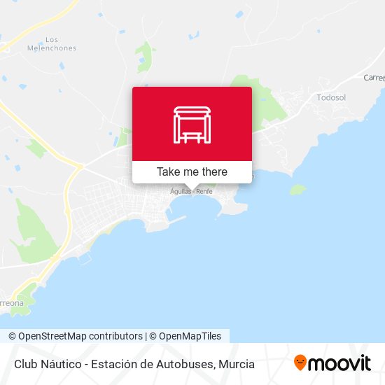 Club Náutico - Estación de Autobuses map
