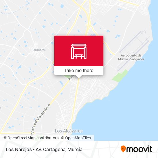 Los Narejos - Av. Cartagena map
