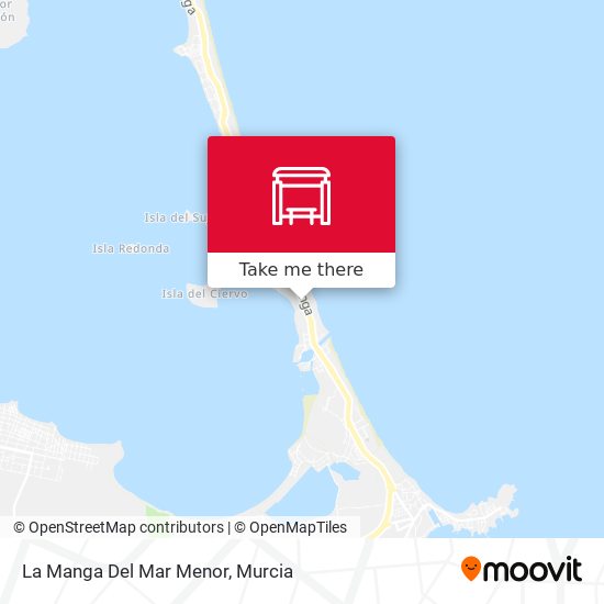 La Manga Del Mar Menor map