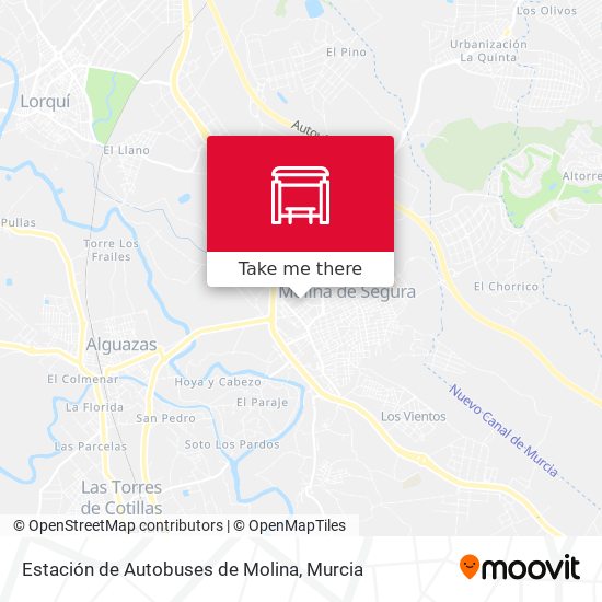 Estación de Autobuses de Molina map