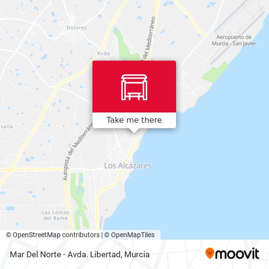 Mar Del Norte - Avda. Libertad map