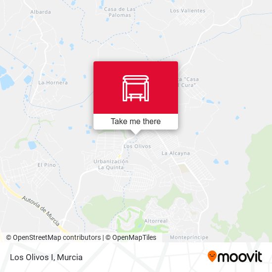 Los Olivos I map