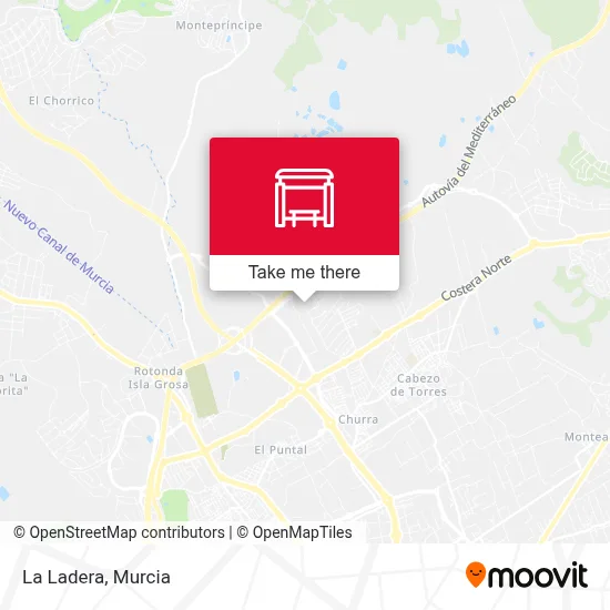 La Ladera map
