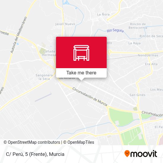 C/ Perú, 5 (Frente) map