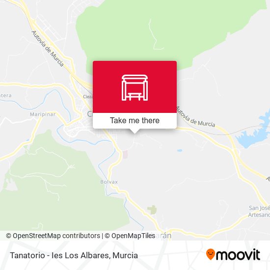 Tanatorio - Ies Los Albares map