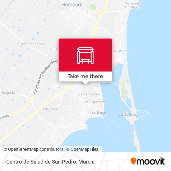 Centro de Salud de San Pedro map