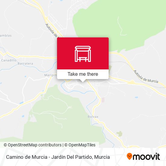 Camino de Murcia - Jardín Del Partido map