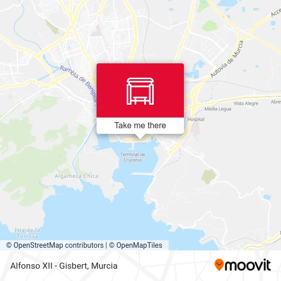 Alfonso XII - Gisbert map