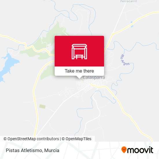 Pistas Atletismo map