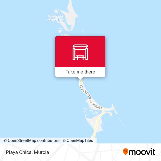Playa Chica map