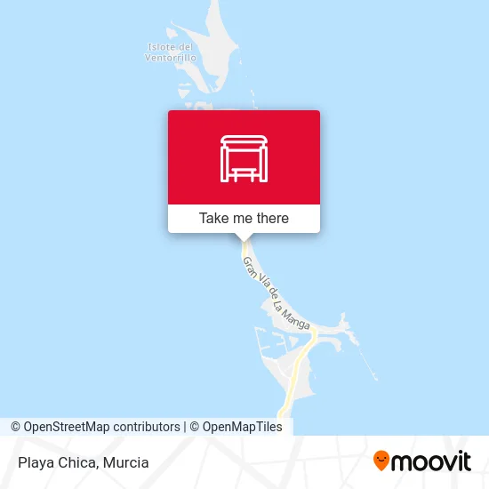 Playa Chica map