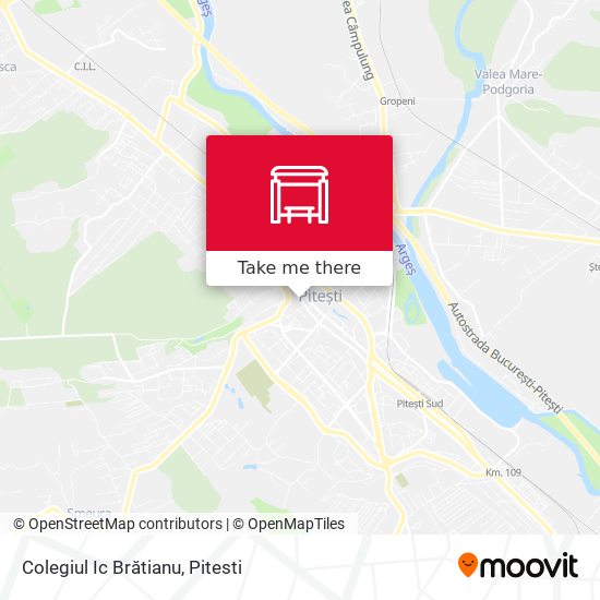 Colegiul Ic Brătianu map