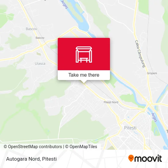 Autogara Nord map