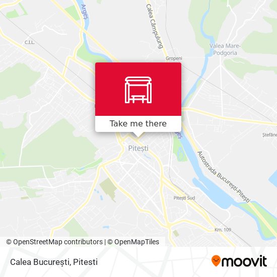 Calea București map