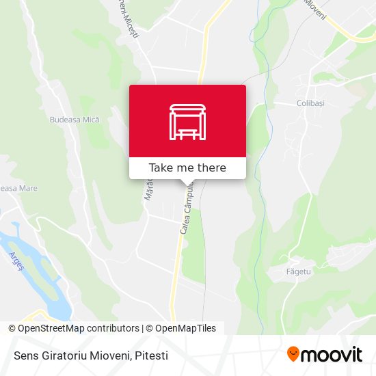 Sens Giratoriu Mioveni map