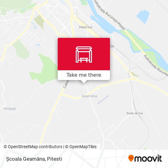 Școala Geamăna map