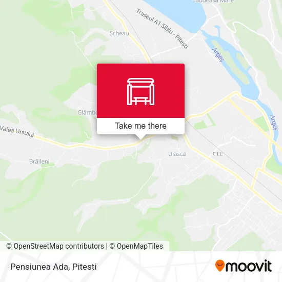 Pensiunea Ada map