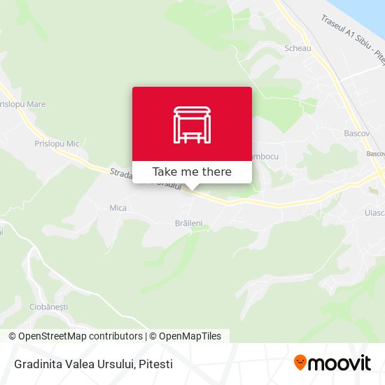 Gradinita Valea Ursului map