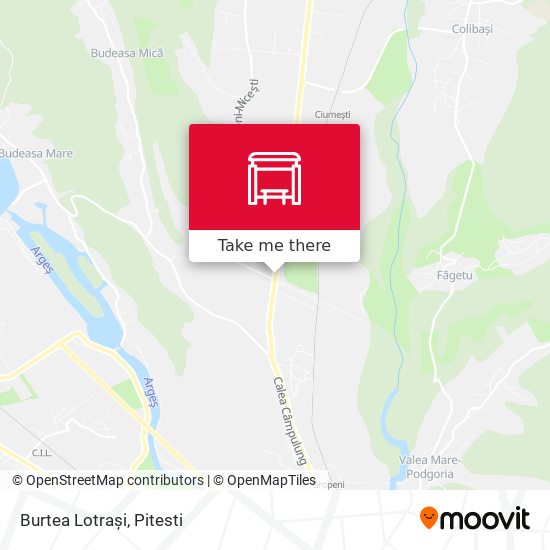 Burtea Lotrași map