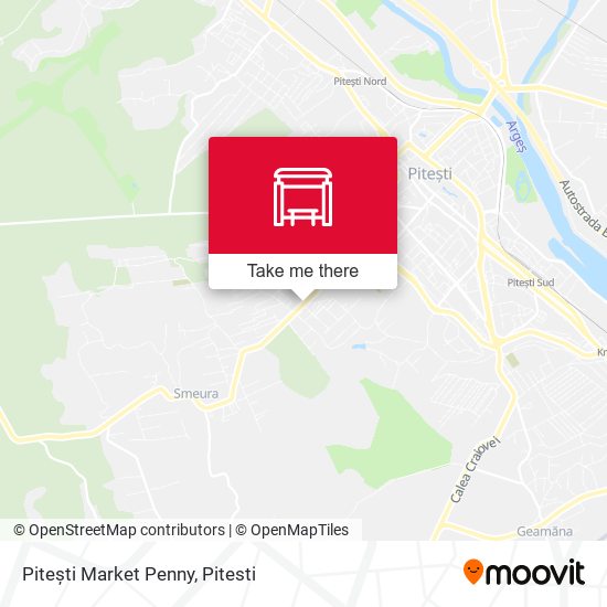 Pitești Market Penny map