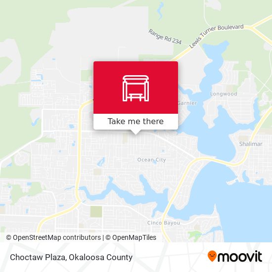 Mapa de Choctaw Plaza